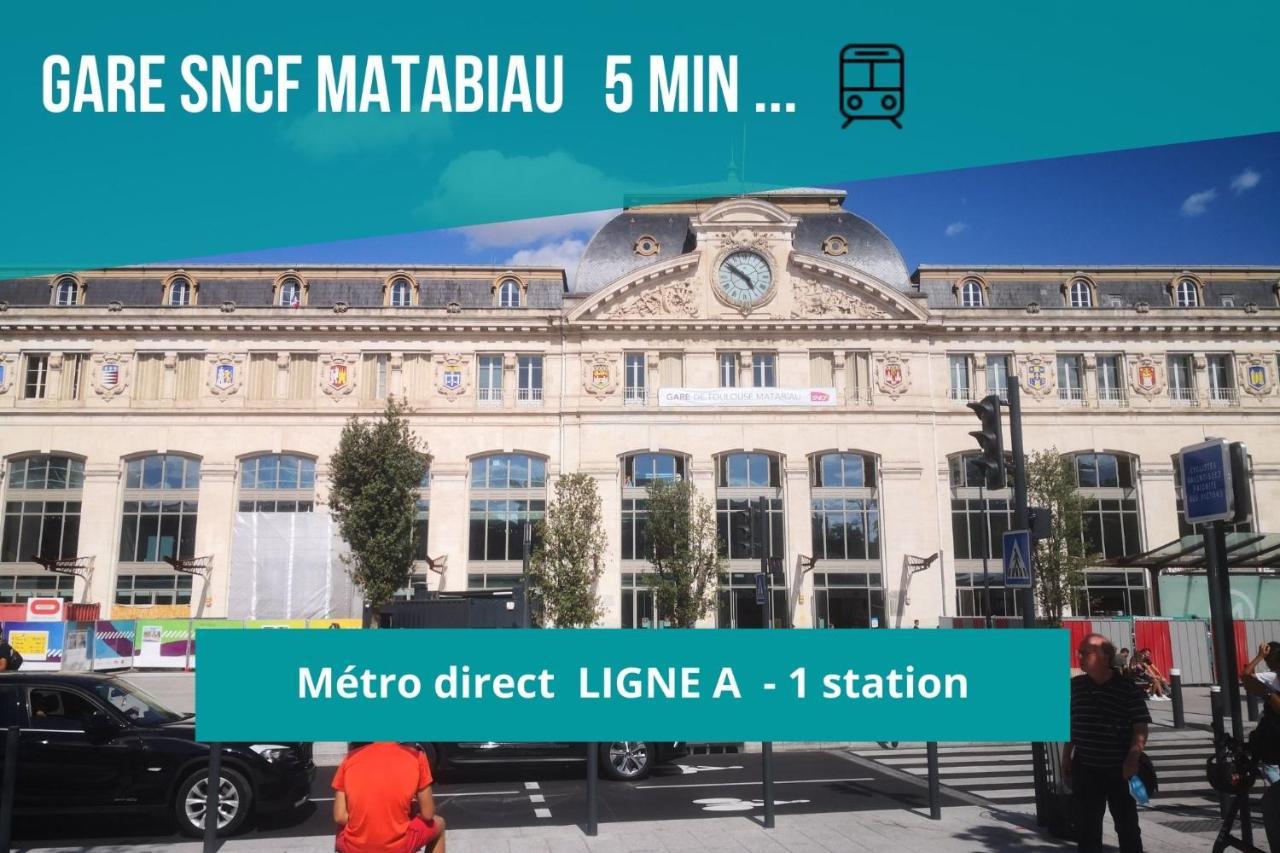 Le Jolimont - Toulousecozyflat Centre - Terrasse - Parking - Metro Apartment Ngoại thất bức ảnh