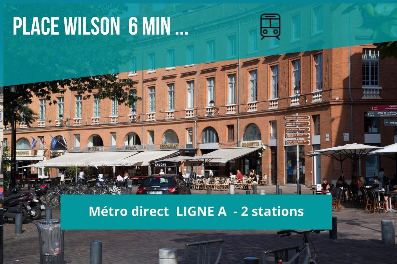Le Jolimont - Toulousecozyflat Centre - Terrasse - Parking - Metro Apartment Ngoại thất bức ảnh